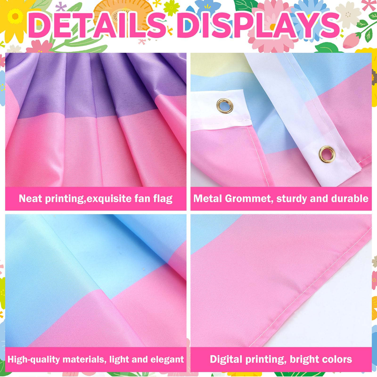 Lumina Garden 2x4 ft flags delivering high yard visibility