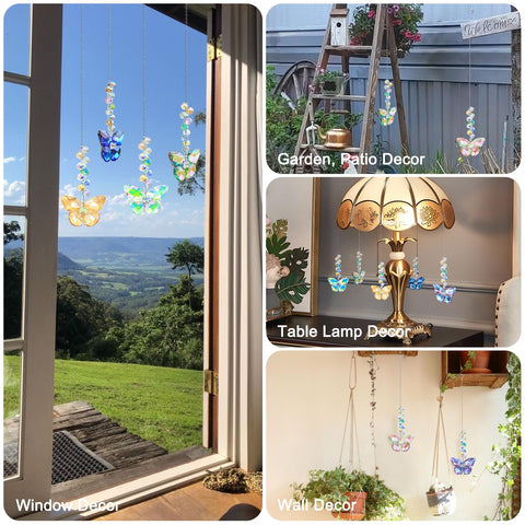 Lumiti indoor outdoor butterfly suncatcher makes a delightful gift option.