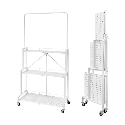 Lumizone Space saving stand doubles as kitchen rack or storage shelf