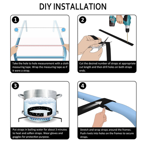 Lumpro step-by-step DIY instructions for repairs