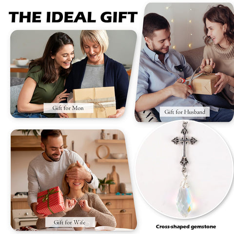 LuneClat home decor crystal suncatcher for shelves and windowsills