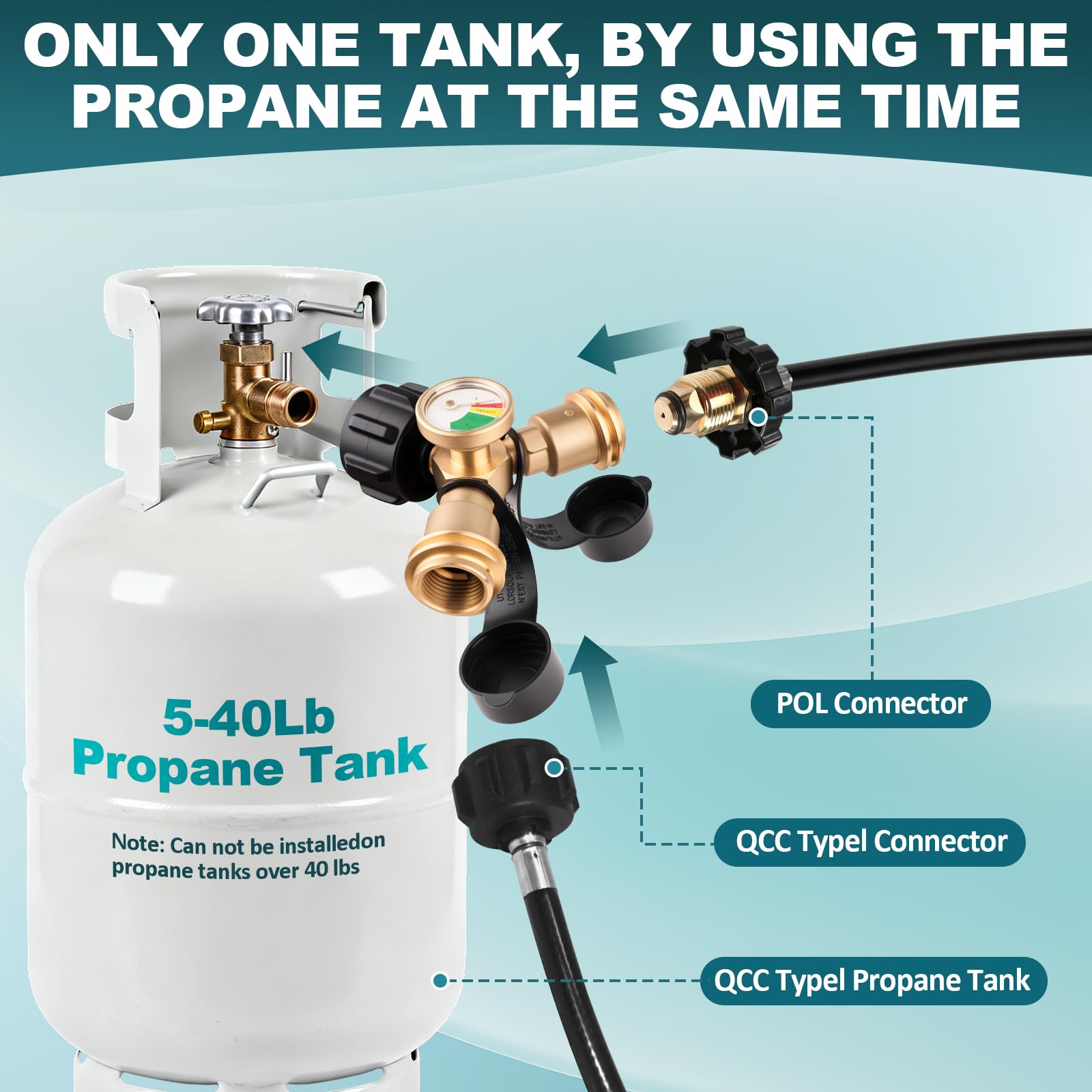 Luney solid brass construction ensures durable, leak-free outdoor performance.