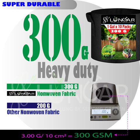 LUNGAR 300G non-woven fabric offers durable, breathable plant containers.