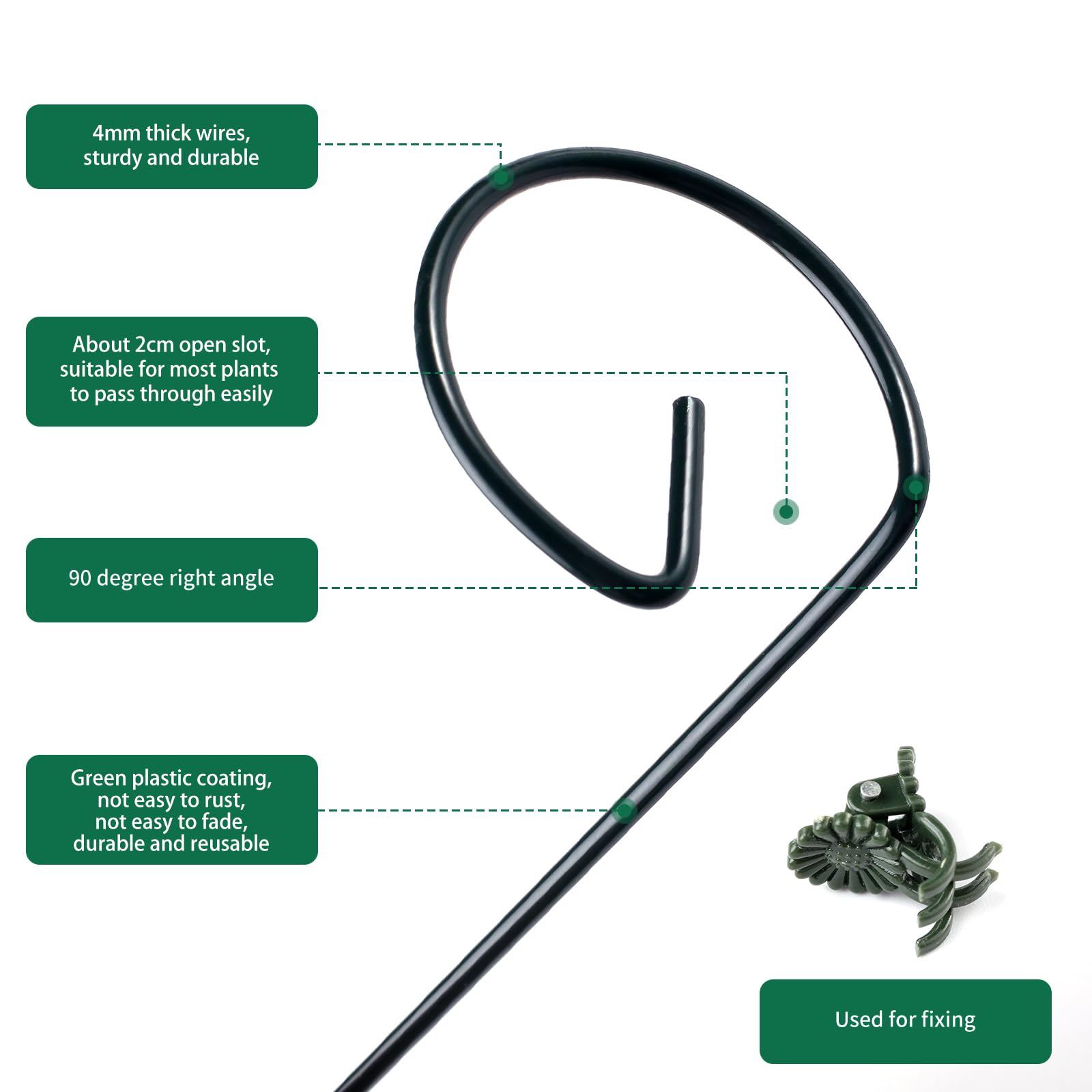 Lunhans garden stakes suitable for indoor and outdoor plants