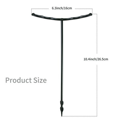 Lunhans plastic cage holder for plants provides flexible support