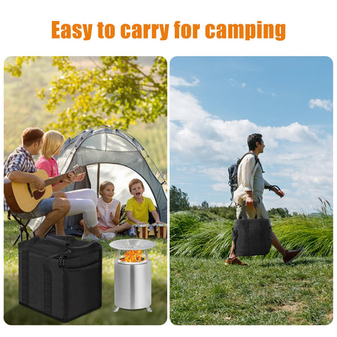 Lunies bag top and bottom hardboard provide rigid support.