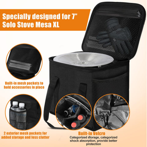 Lunies bag with removable Velcro divider offers flexible packing.
