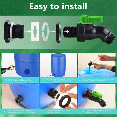 LUOFANT durable plastic material resists cracking and corrosion