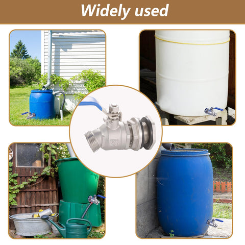 LUOFANT silicone washers seal joints to prevent leaks in rain barrels.