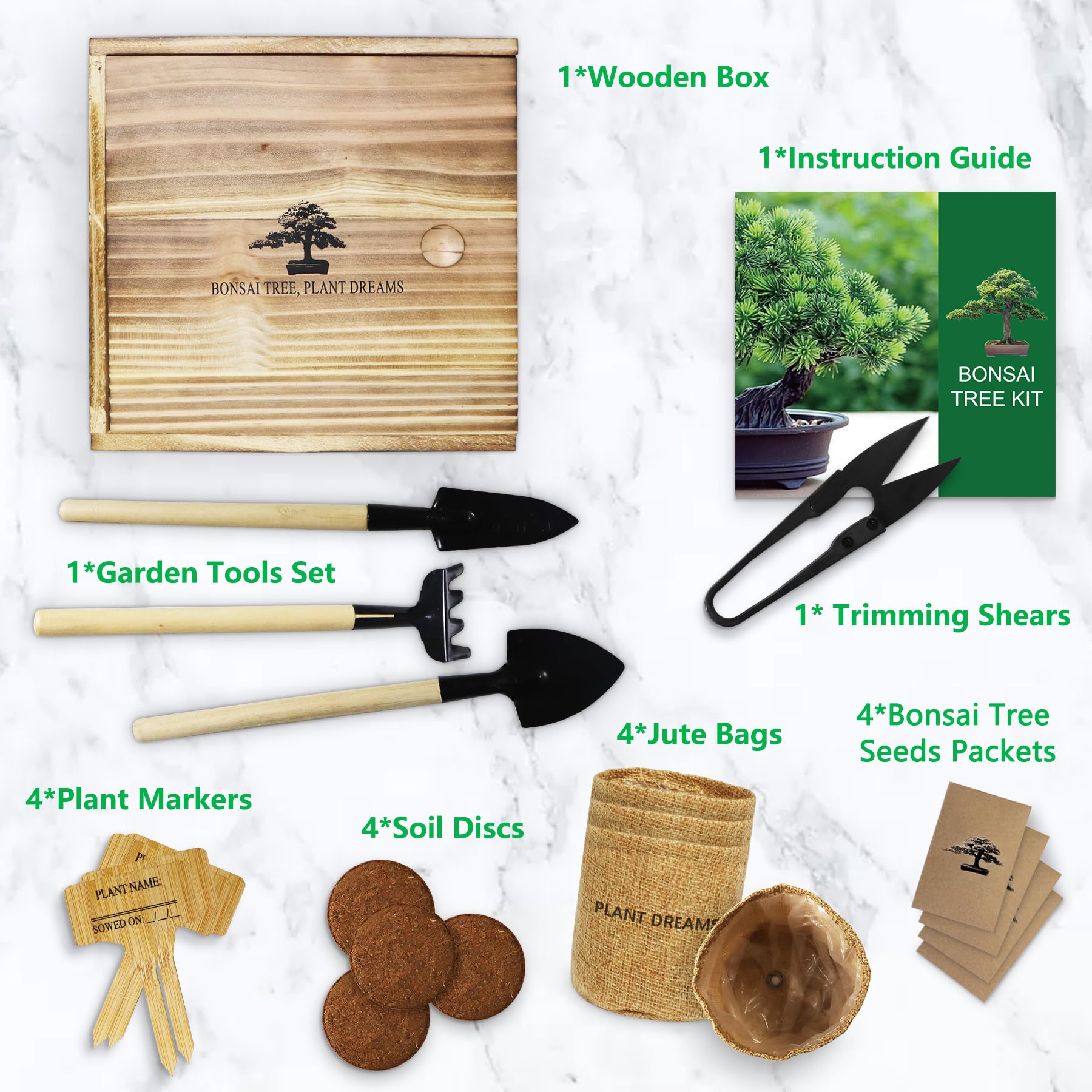 LUOJIBIE Bonsai kids learning, fun educational activity for patience and nature.
