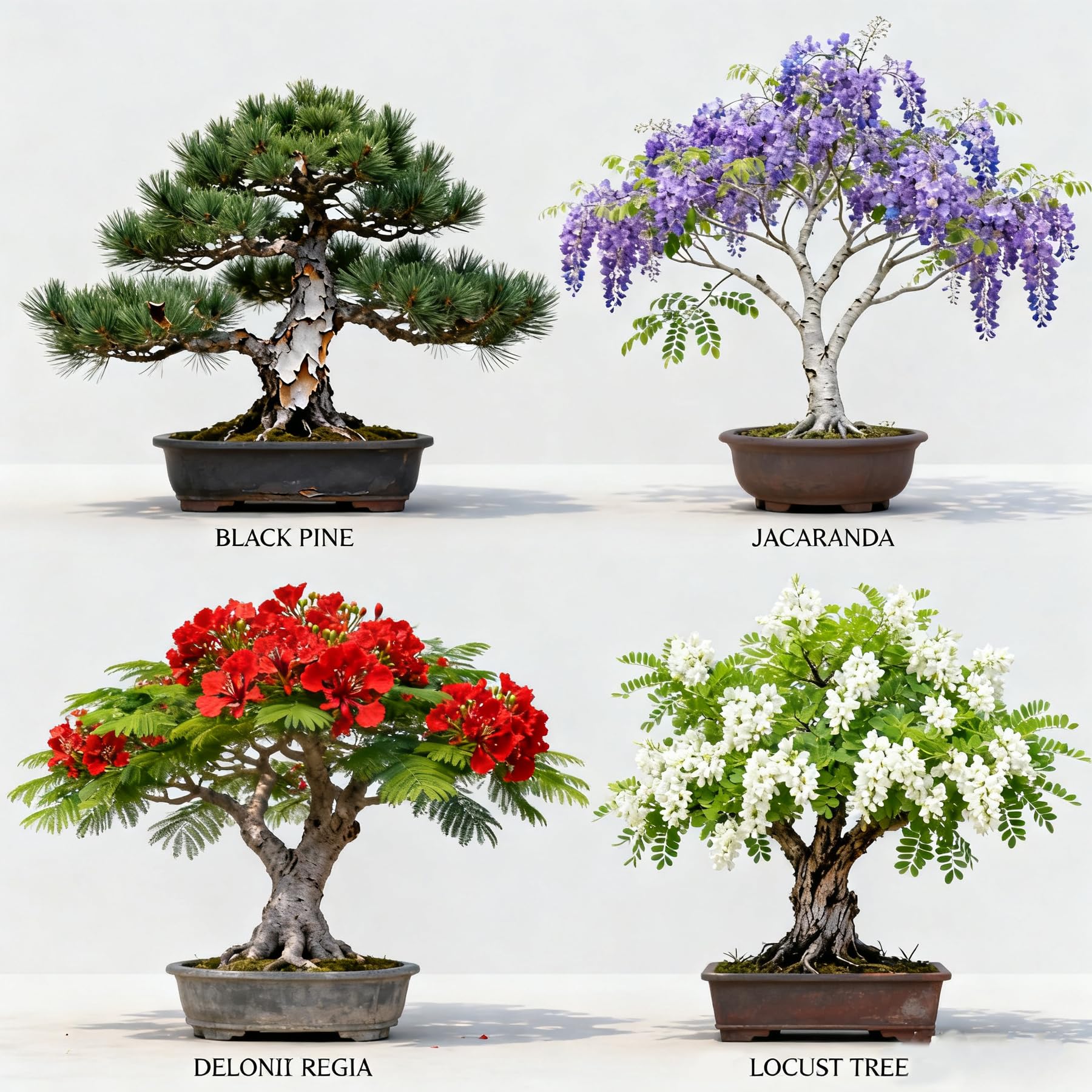 LUOJIBIE Bonsai planter and tools setup, ergonomic essentials for precise pruning.