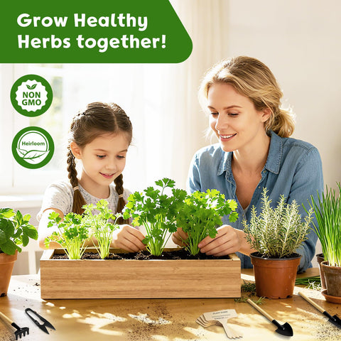 LUOJIBIE harvest-ready herbs inspire easy weeknight cooking.
