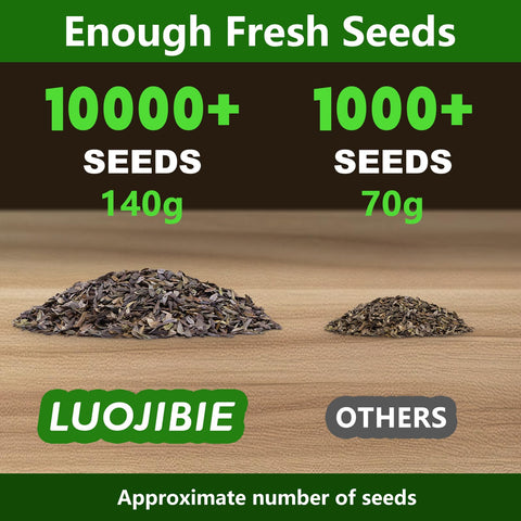 LUOJIBIE resealable packaging keeps zinnia seeds fresh for future plantings