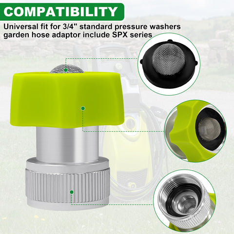 Luojiedejinbiao SPX-AGHA built-in filter protects the pressure washer.