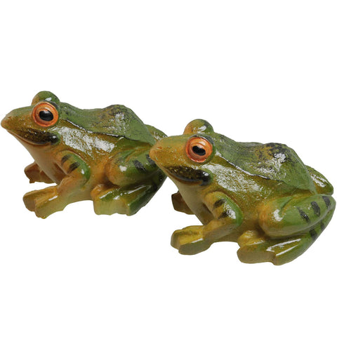 LUORNG small frog figurine brightening shelves and plant pots.