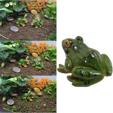 LUORNG two-piece frog statue set for versatile home decor.