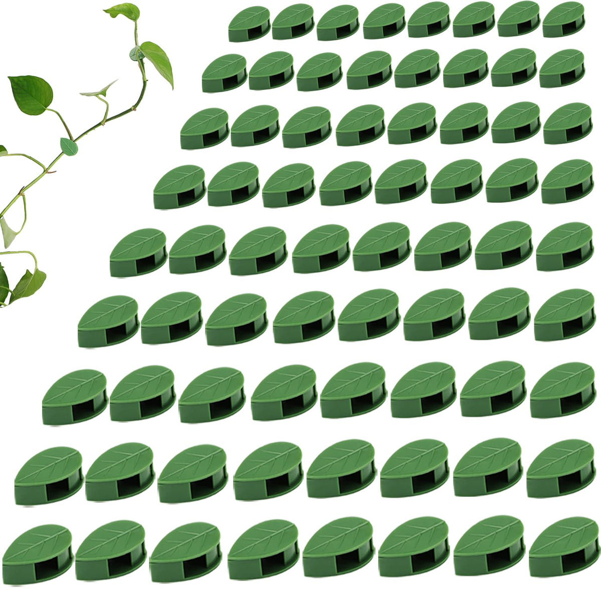 LUOTIVON plant wall clips invisible on wall for clean, tidy vine displays