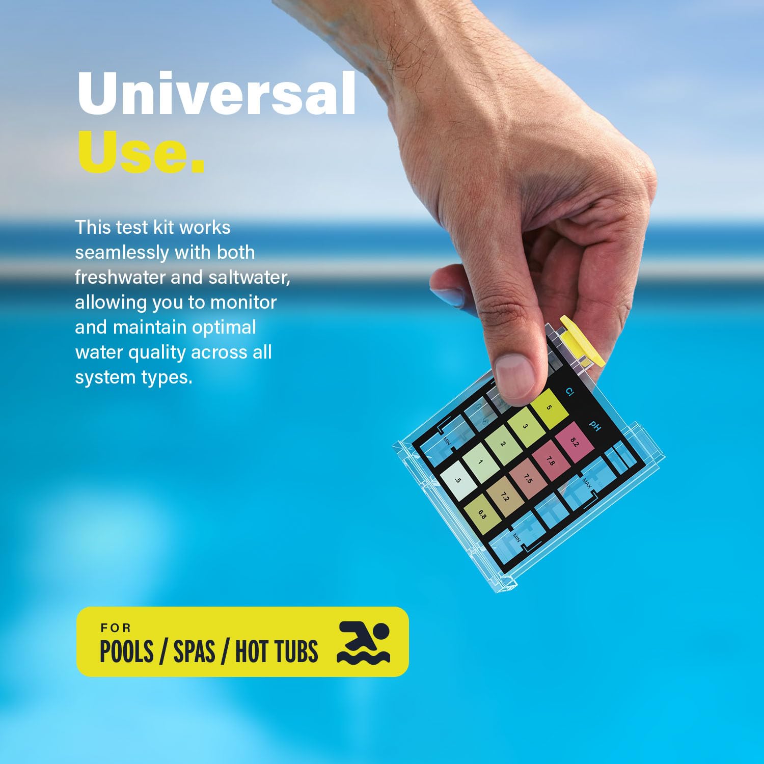 LUPO kit works with freshwater and saltwater systems for flexible testing