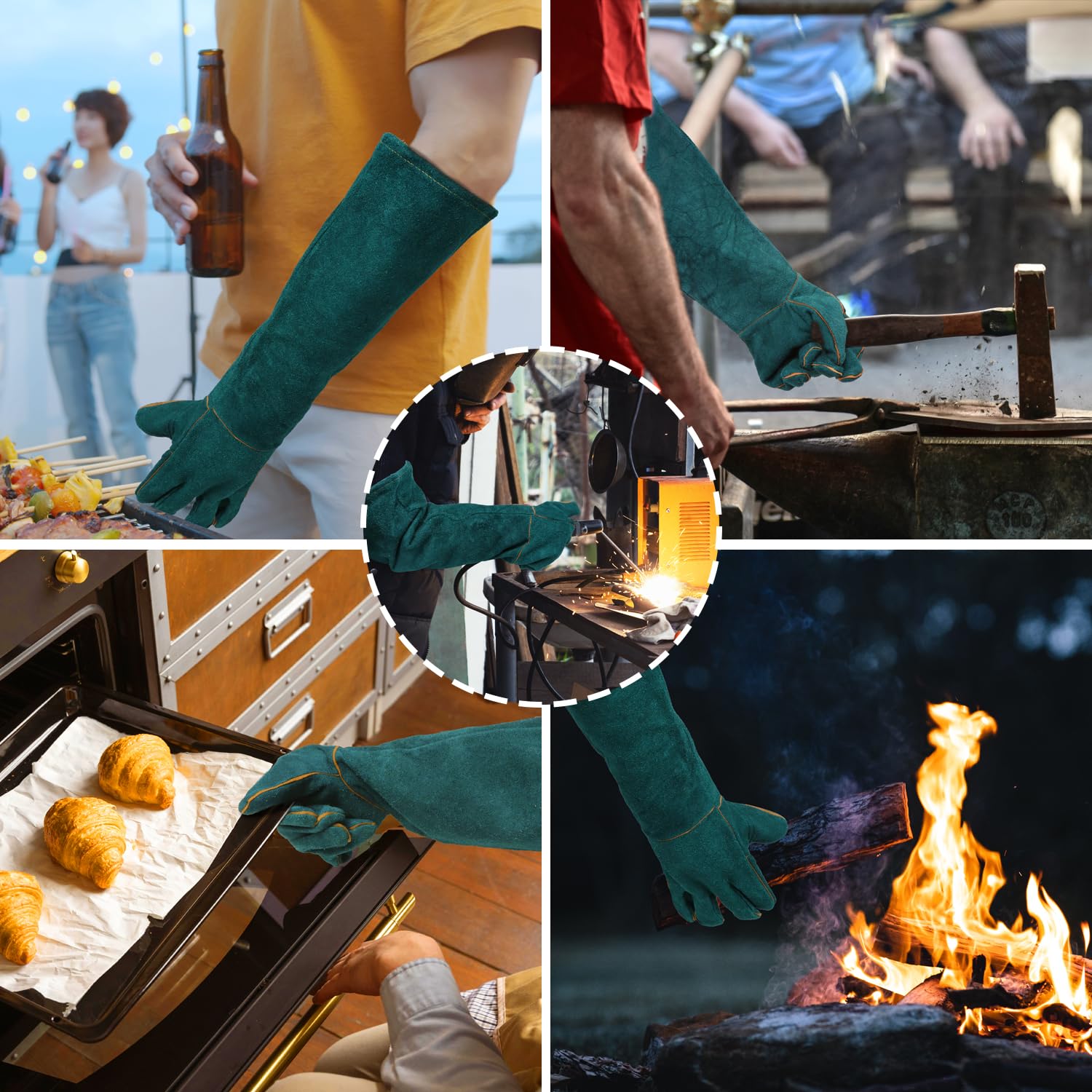 LURMMUE welding-heat-resistant gloves suitable for safe prep near sparks
