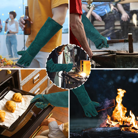 LURMMUE welding-heat-resistant gloves suitable for safe prep near sparks
