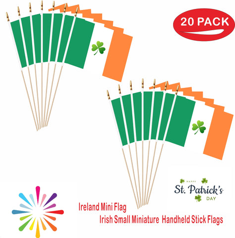 LUSEOAN bright shamrock flags brighten outdoor events