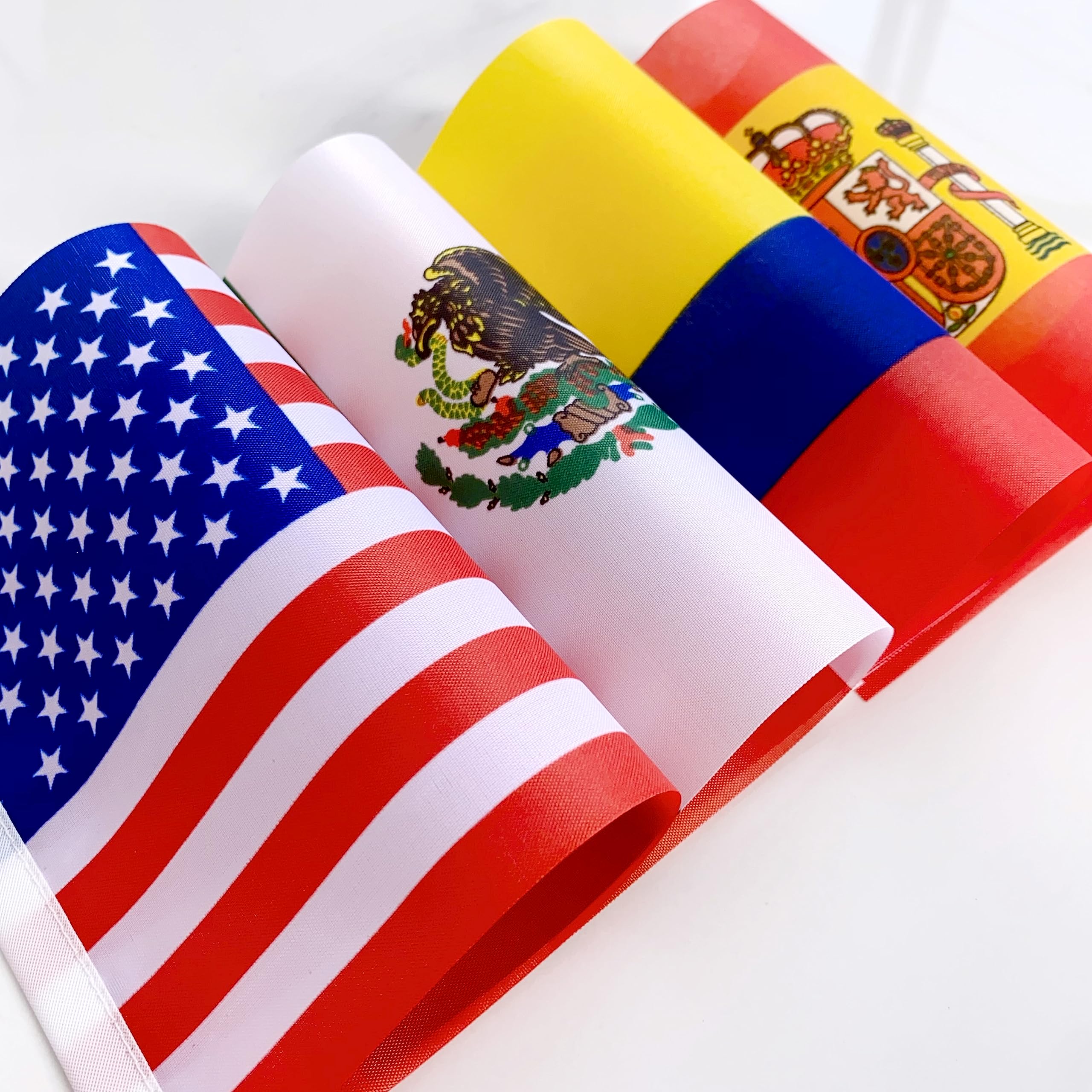 LUSEOAN durable polyester flag with water and UV resistance for outdoor use.