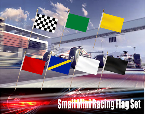 LUSEOAN race car party flags for themed celebrations.