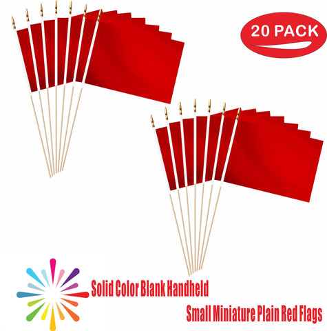 LUSEOAN rounded-tip wooden pole flags ensure child-friendly use