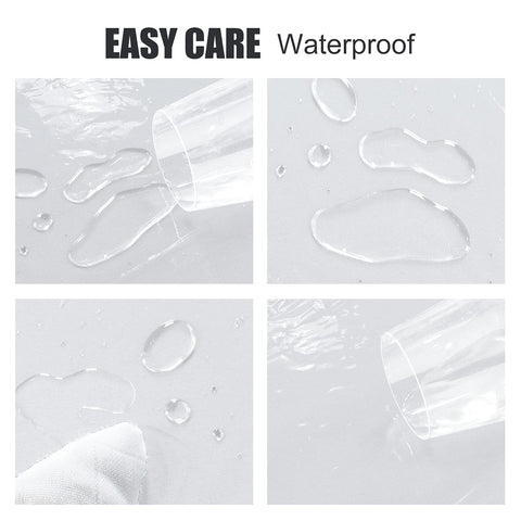 LUSHVIDA easy-clean tablecloth that wipes clean after use