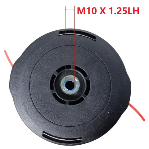M10 left-hand thread on Lushview head provides reliable installation.