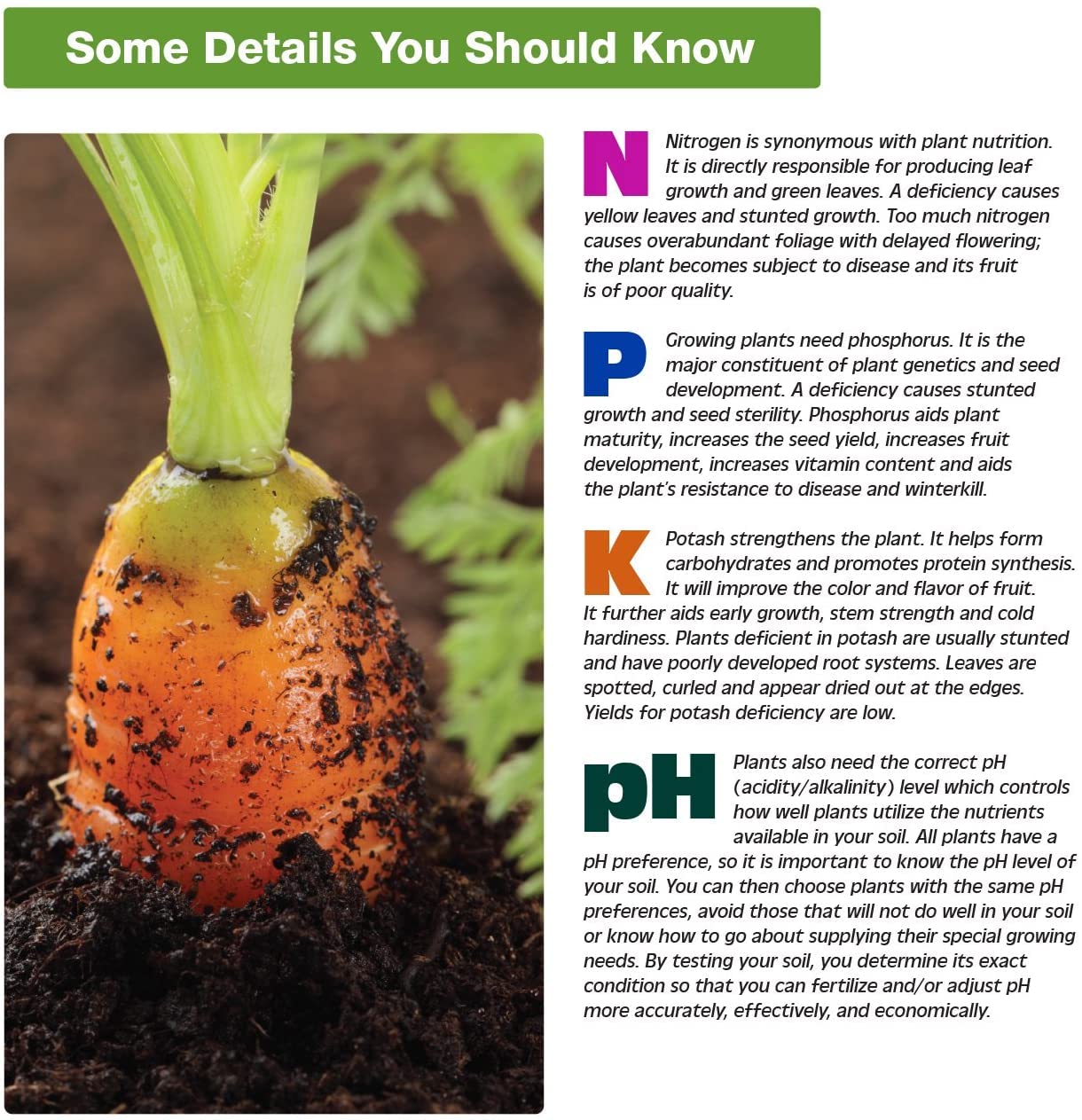 Color comparators and chart aid precise soil readings.