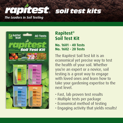 Luster Leaf Rapitest plant guide included for 450+ species