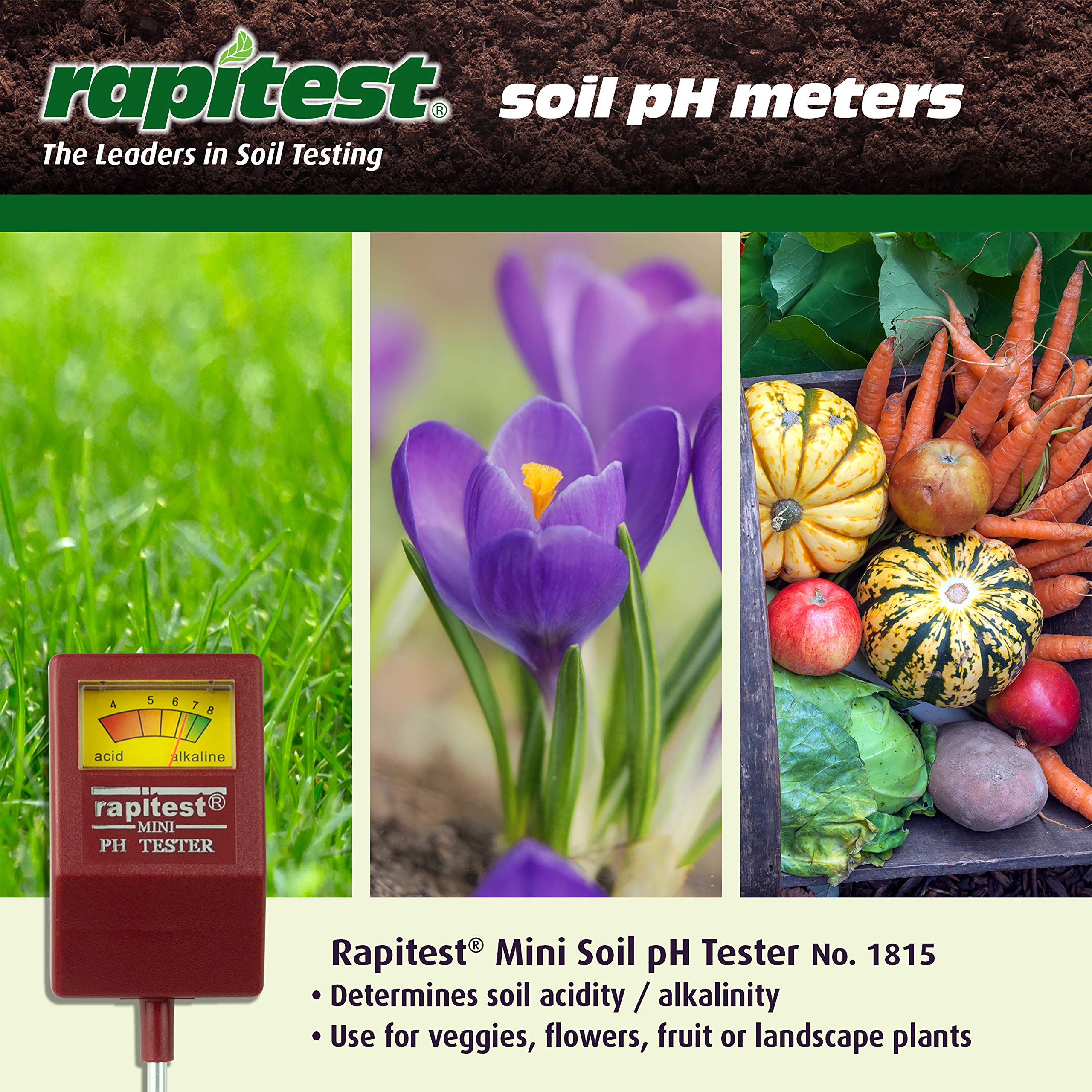 Luster Leaf Rapitest plant guide provides pH preferences for over 50 plants for reference