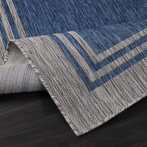 Luul Home easy clean outdoor rug cleaned with damp cloth