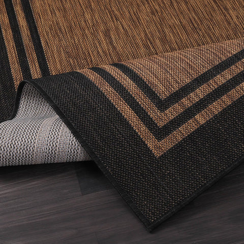 Luul Home outdoor rug in kitchen/deck setup for versatile styling