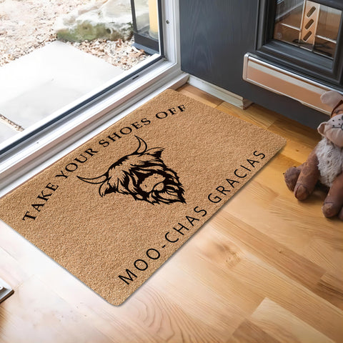 LUVADIAN 30x17 inch mat fits most doors and cleans easily
