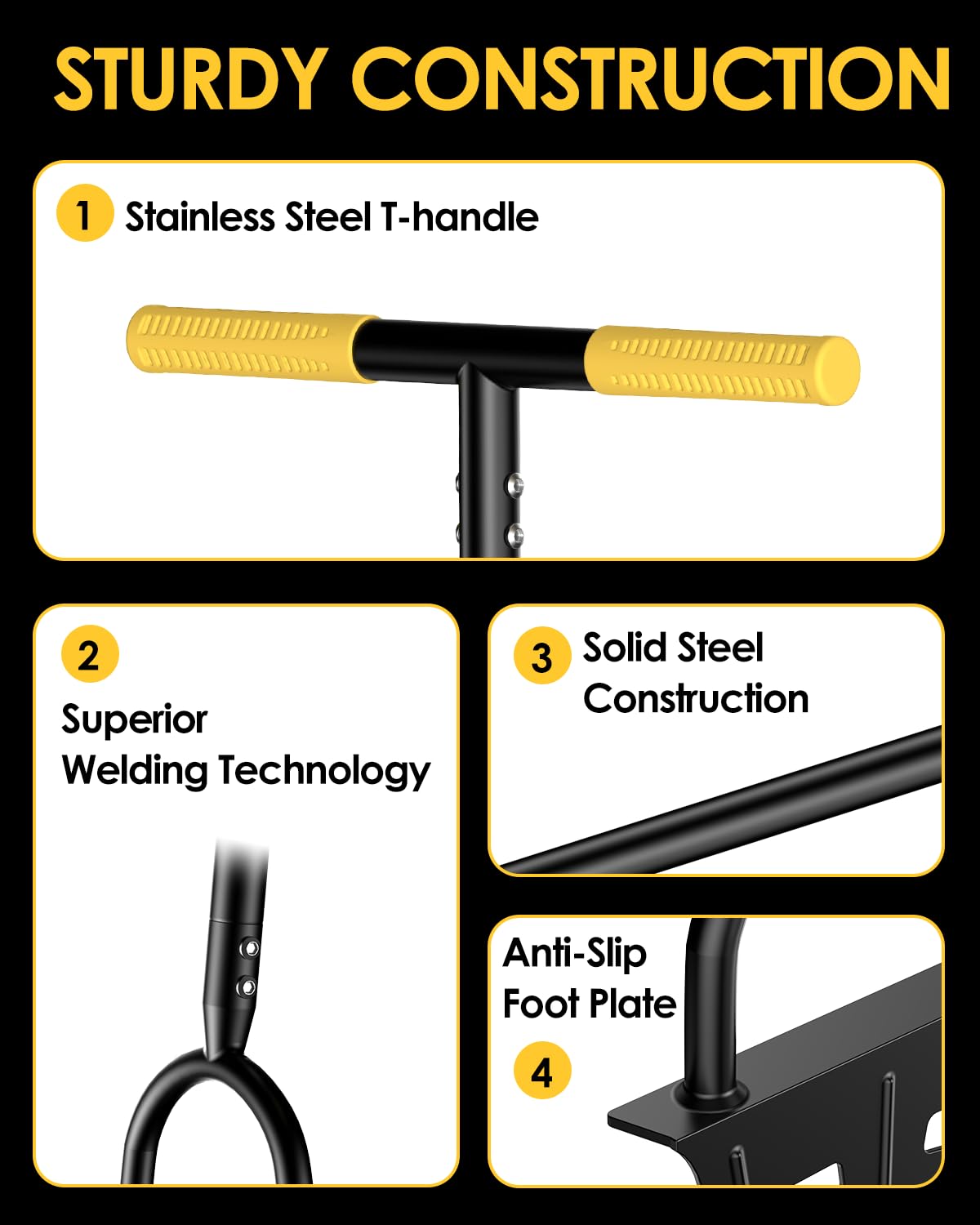 Luvenia rust-proof matte coating keeps edger looking new