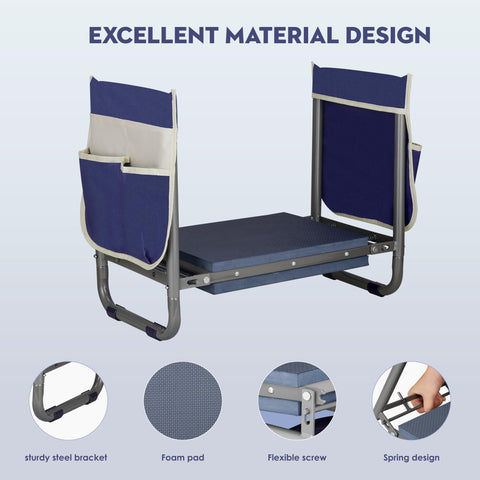 Thick Luvenia foam cushion provides support during tasks.