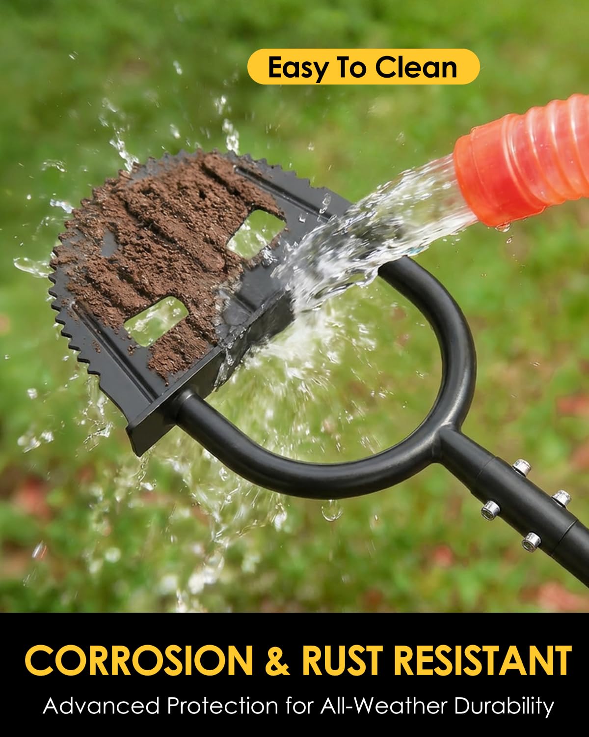 Luvenia solid steel construction withstands tough soil