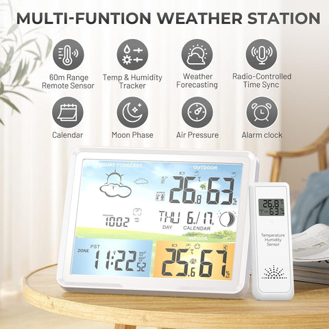 LUVUOKYE Weather Station remote sensor for multi-room monitoring