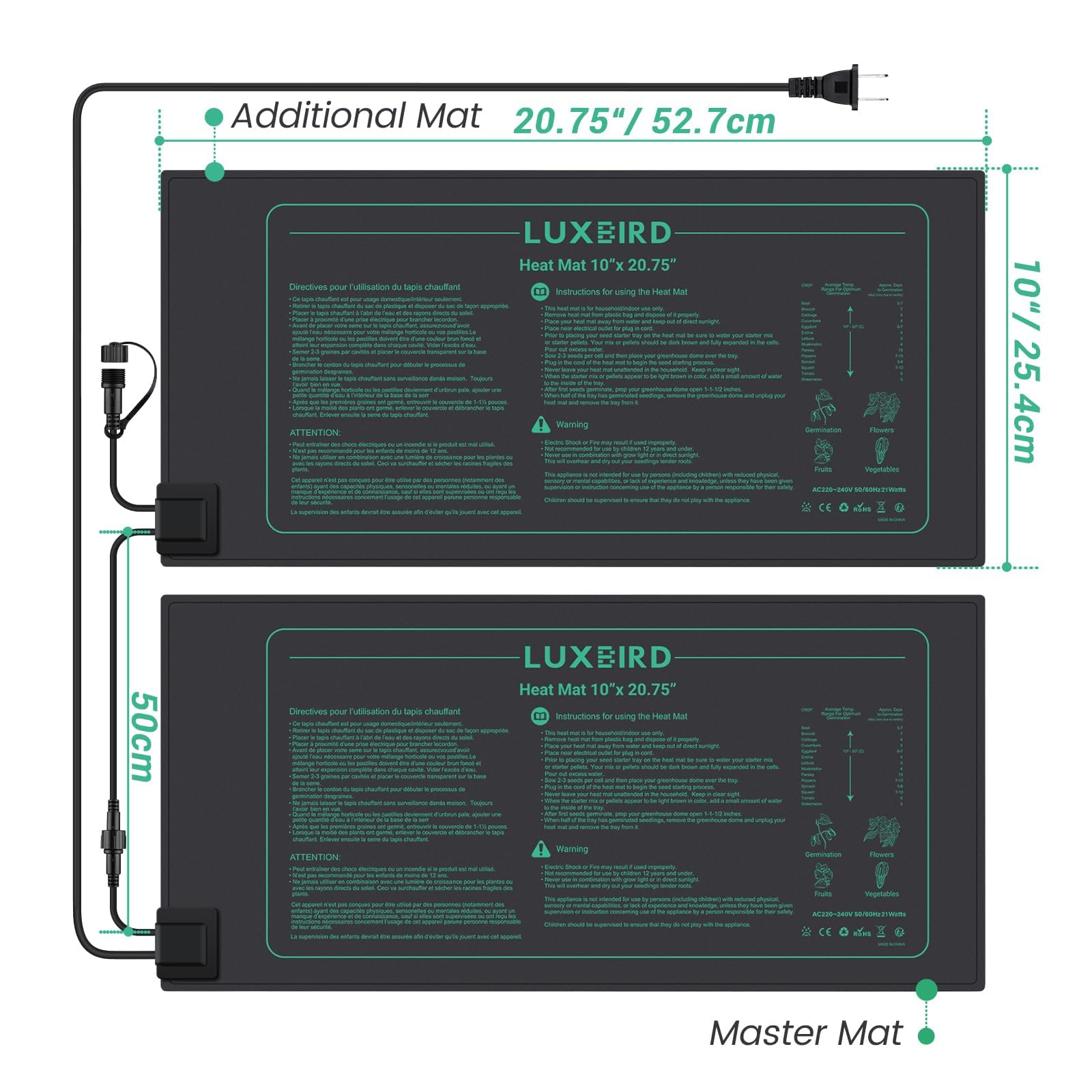 Luxbird LB-HMDC-06 germination boost shows faster seedling start