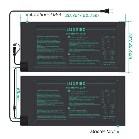 Luxbird LB-HMDC-06 germination boost shows faster seedling start