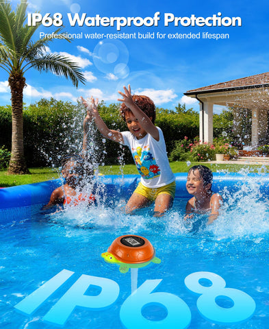 LuxBlue IP68 waterproof turtle shell withstands sun and splashes for seasons