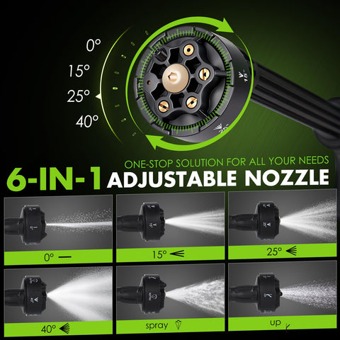 LuxPool cordless pressure washer providing up to 30 minutes runtime on battery power.