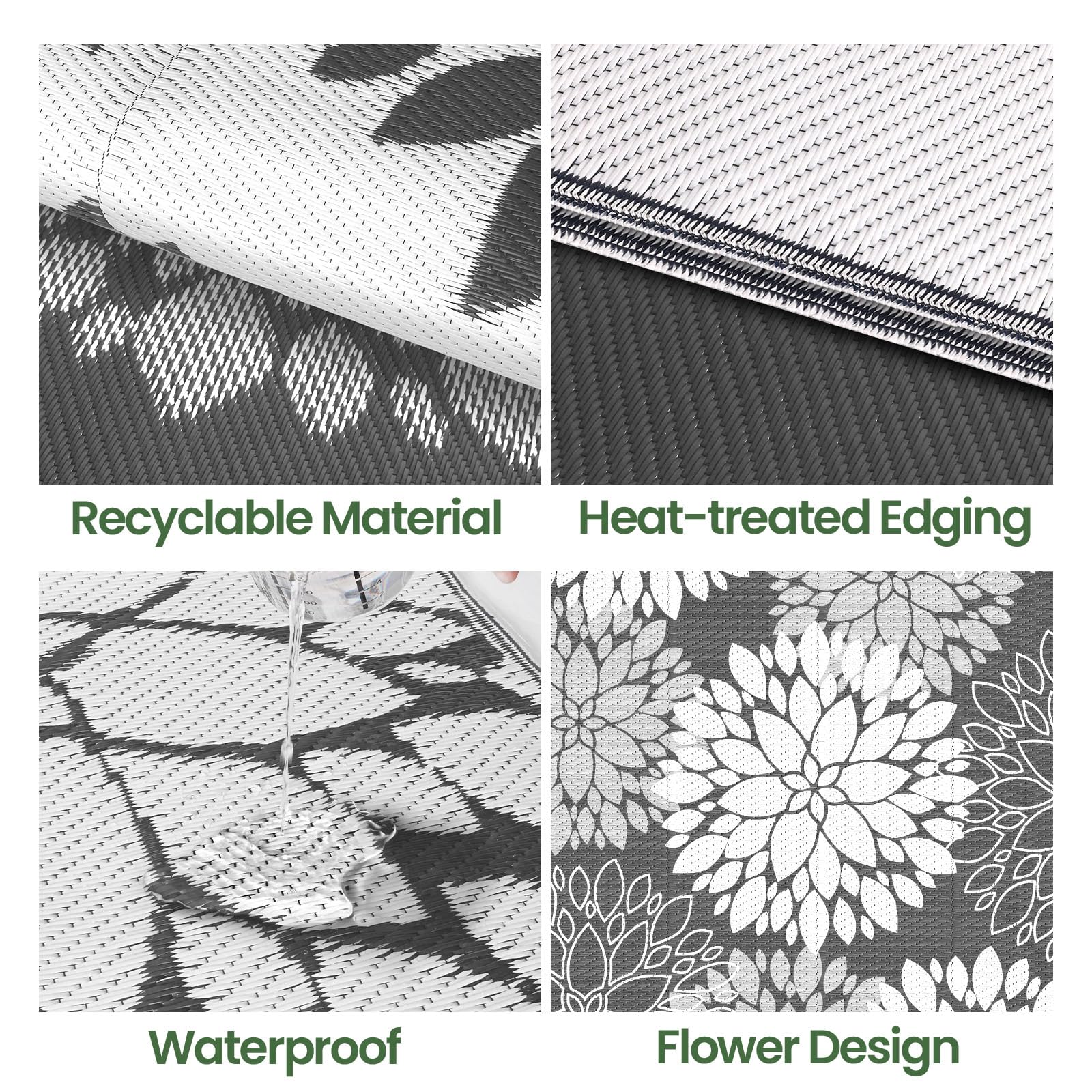 LuxStep portable and lightweight rug for easy travel.