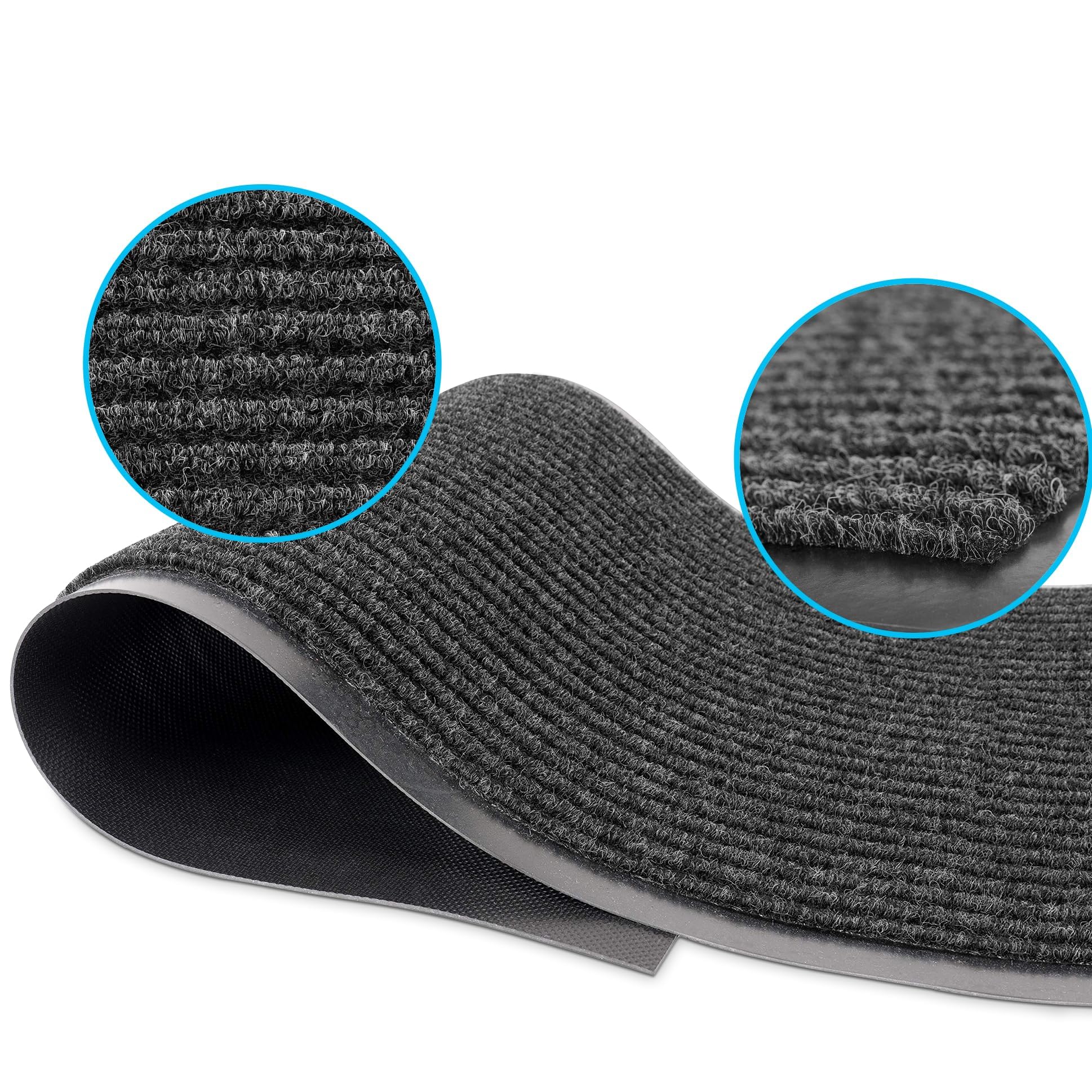 LuxUrux 3x5 entry mat for indoor outdoor use resists wear
