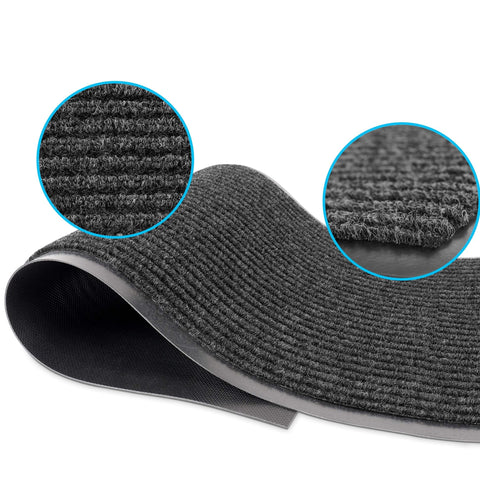 LuxUrux 3x5 entry mat for indoor outdoor use resists wear