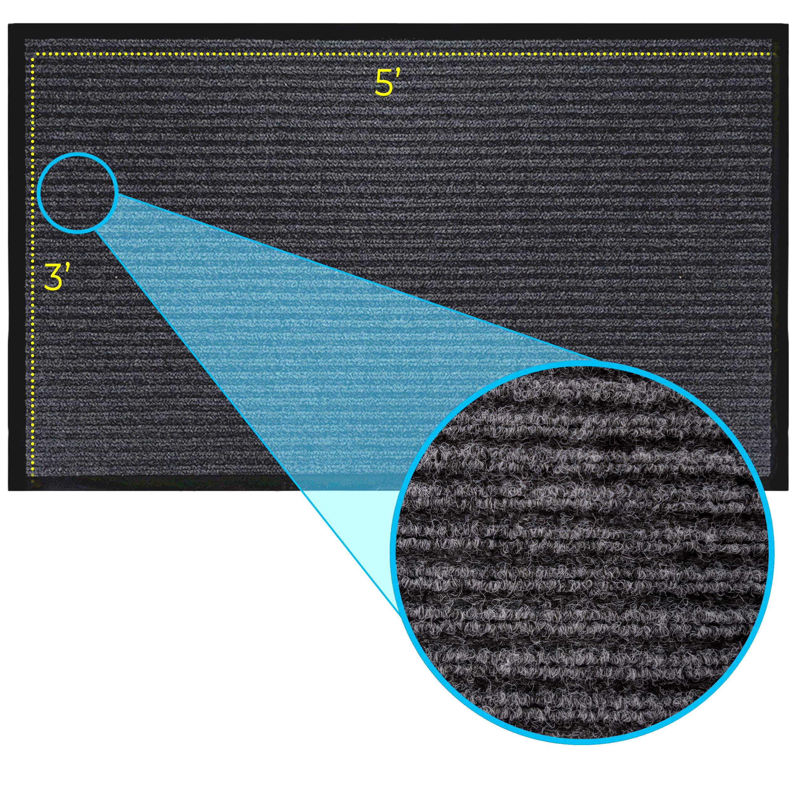 LuxUrux commercial door mat reduces dirt entry in busy spaces