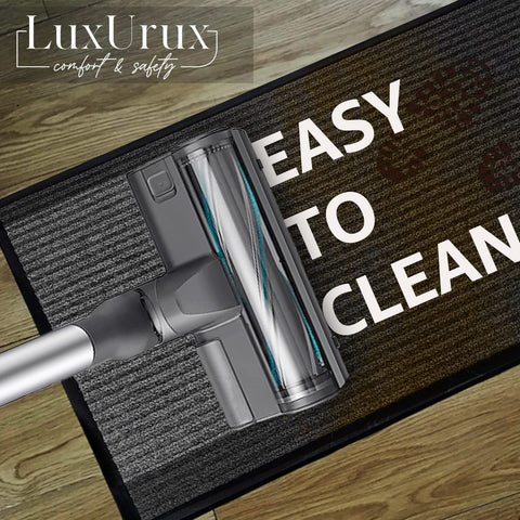 LuxUrux dirt-trap grooves capture debris for easier cleaning