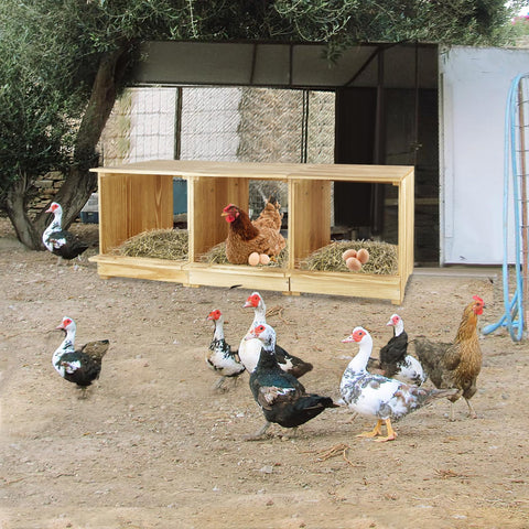 Luxurytex Nesting Box durable solid wood construction